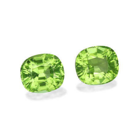 Peridot lengte KISSEN Limettengr&uuml;n 5.28 karaten