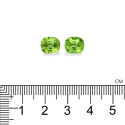 Péridot taille COUSSIN Lime Green 5.22 carats