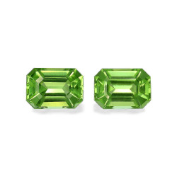 RECTANGULAR-cut Peridot Lime Green 4.83 carats