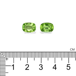 Peridoto taille COUSSIN Lime Green 5.35 carats
