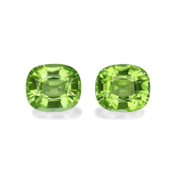 Péridot taille COUSSIN Vert Pâle 5.14 carats