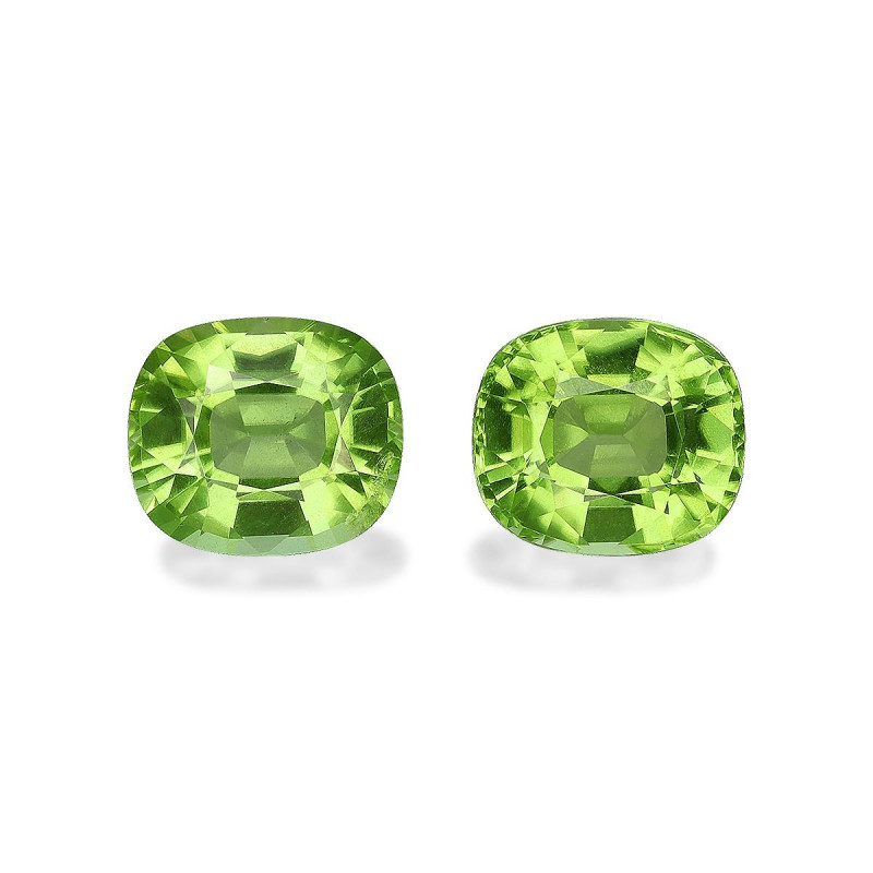 Peridot lengte KISSEN Blasses Grün 5.14 karaten