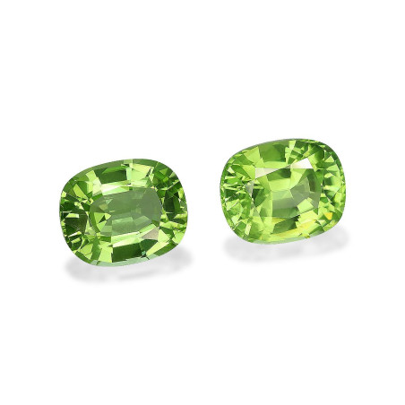 Peridot lengte KISSEN Pistaziengrün 4.77 karaten