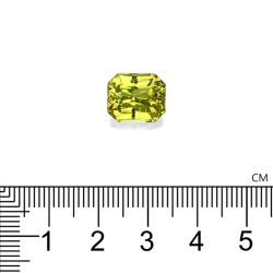 Crisoberilo taille RECTANGULARE Lemon Yellow 9.67 carats