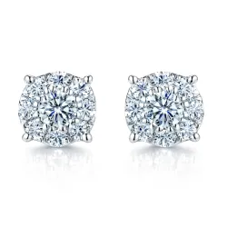 Pendientes de Diamantes Raphaelle | Oro 18K y Diamantes