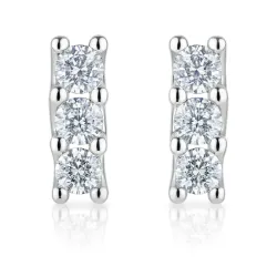 Pendientes de Diamantes Appoline | Oro 18K y Diamantes