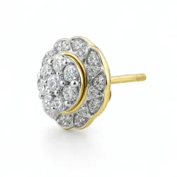 Pendientes de Diamantes Rima | Oro 18K y Diamantes