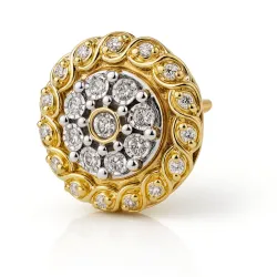 Rita Diamond Stud Earrings | 18K Gold & Natural Diamonds