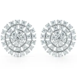 puces d'oreilles Roxane ronde