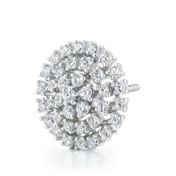 Oorknopjes Diamanten Roxane Ronde | 18K Goud en Diamanten