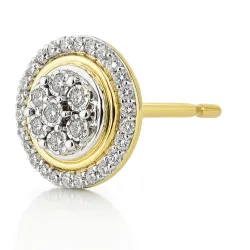 أقراط Salome الماسية | ذهب عيار 18 قيراط وألماس طبيعي