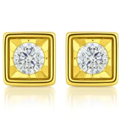 Diamant-Ohrstecker Seraphine | 18K Gold & Natürliche Diamanten