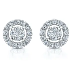 Shanna Diamond Stud Earrings | 18K Gold & Natural Diamonds