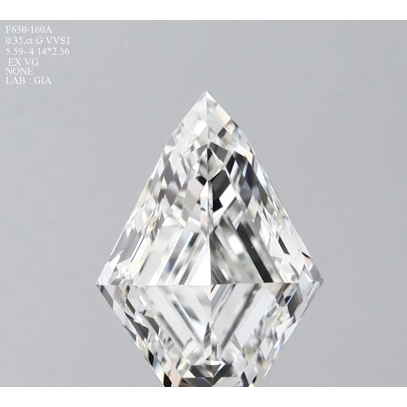 0.35-Carat SHIELD Shape Diamond