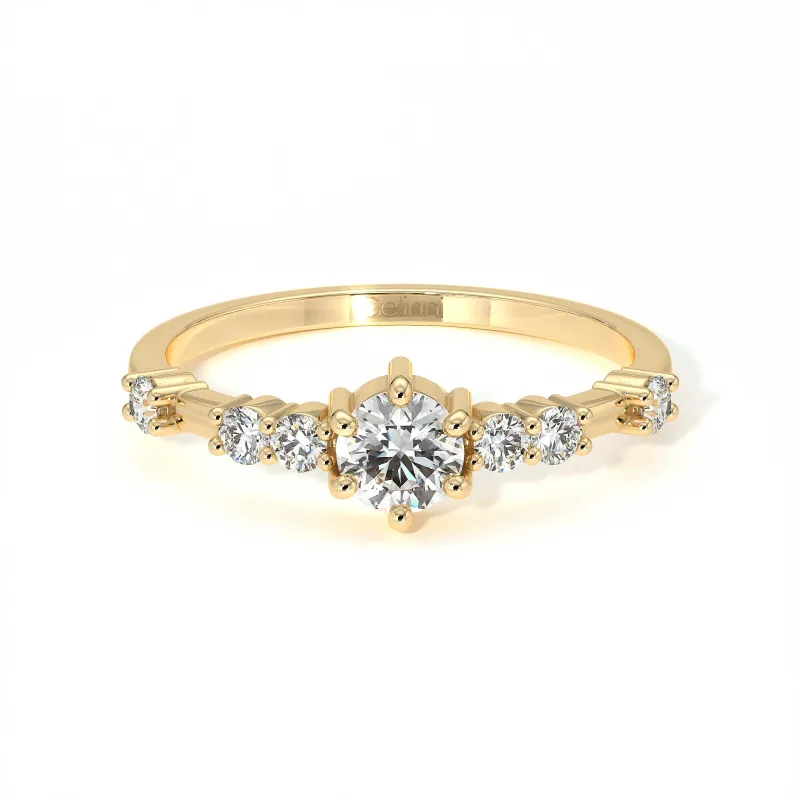 Solitario de Diamante Opéra – Colección París | Celinni