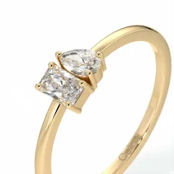 Solitario de Diamante Tuileries – Colección París | Celinni