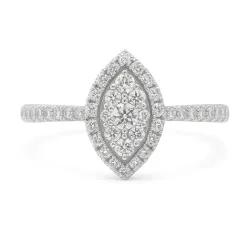Clara Marquise Engagement Ring - Celinni Rings