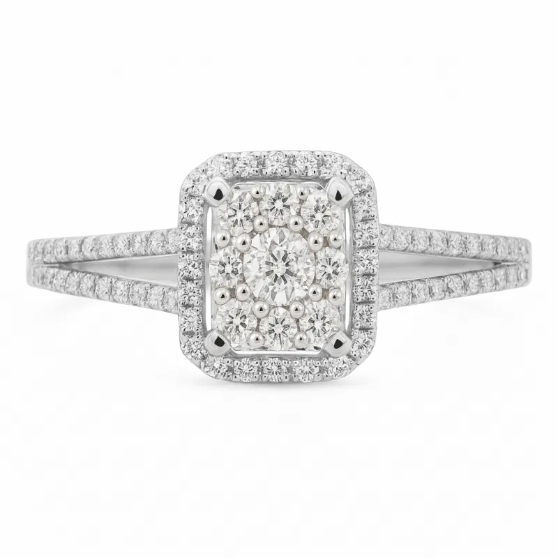 Bague Diamants Naturels Dana en Or 18K