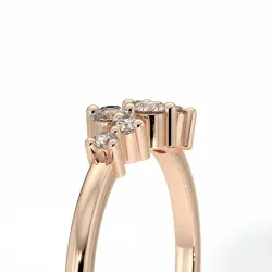 Demi-Alliance Diamants Louvre – Collection Paris | Celinni