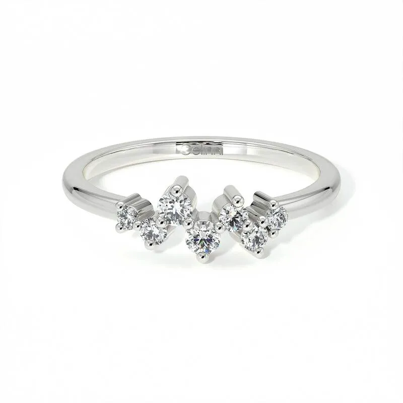 Half-Alliance Diamonds Louvre - Paris Collection | Celinni