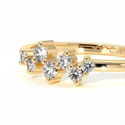 Half-Alliance Diamonds Louvre - Paris Collection | Celinni