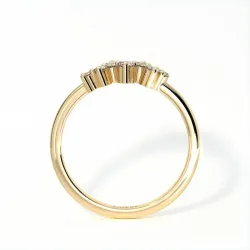 Half-Alliance Diamonds Louvre - Paris Collection | Celinni