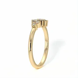 Demi-Alliance Diamants Louvre – Collection Paris | Celinni