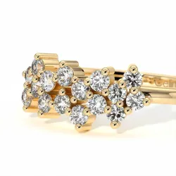 Demi-Alliance Diamants Marais – Collection Paris | Celinni