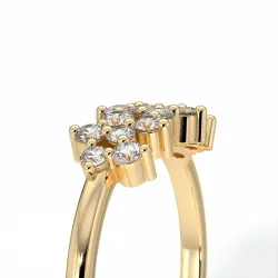 Demi-Alliance Diamants Marais – Collection Paris | Celinni