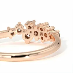 Demi-Alliance Diamants Étoile – Collection Paris | Celinni