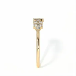 Demi-Alliance Diamants Champs-Élysées – Collection Paris | Celinni