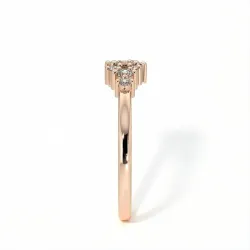 Demi-Alliance Diamants Étoile – Collection Paris | Celinni