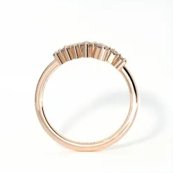 Halve Alliantie Diamanten Ster - Collectie Parijs | Celinni