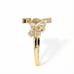 Demi-Alliance Diamants Saint-Germain – Collection Paris | Celinni