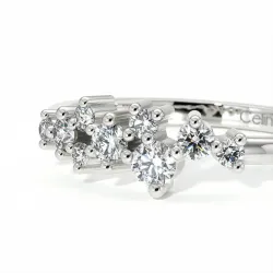 Demi-Alliance Diamants Étoile – Collection Paris | Celinni