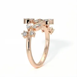 Demi-Alliance Diamants Saint-Germain – Collection Paris | Celinni