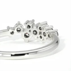 Halve Alliantie Diamanten Ster - Collectie Parijs | Celinni