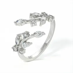 Demi-Alliance Diamants Saint-Germain Or blanc