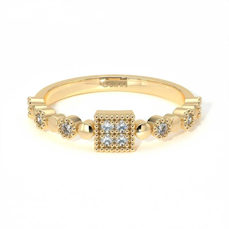 Media Alianza Diamantes Bastilla - Colección París | Celinni