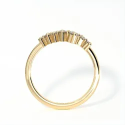 Halve Alliantie Diamanten Ster - Collectie Parijs | Celinni