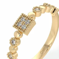 Half-Alliance Diamonds Bastille - Paris Collection | Celinni