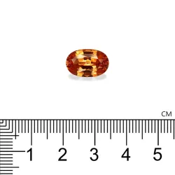 OVAL-cut spessartite Mandarin Orange 7.83 carats