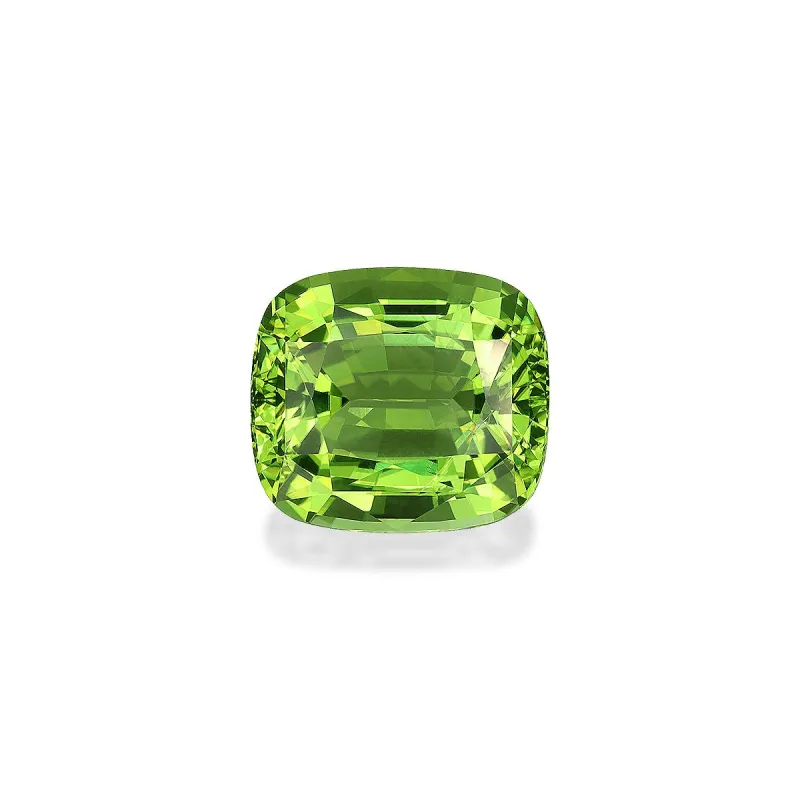 CUSHION-cut Green Tourmaline Lime Green 16.23 carats