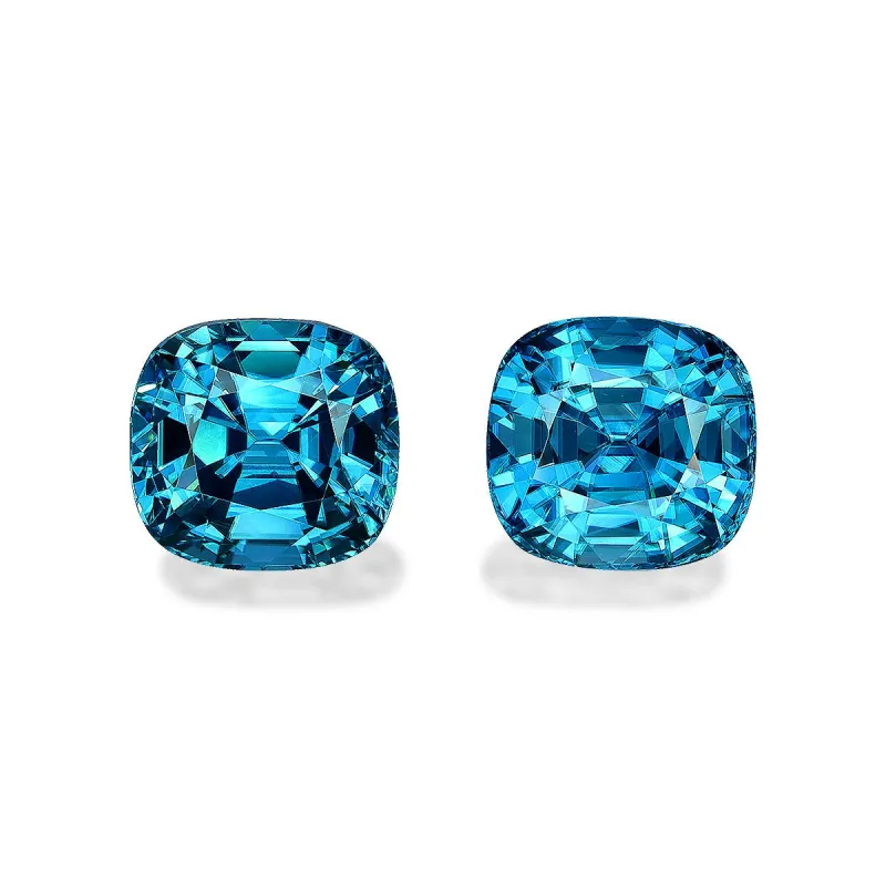 Zircon Bleu taille COUSSIN Bleu 33.41 carats