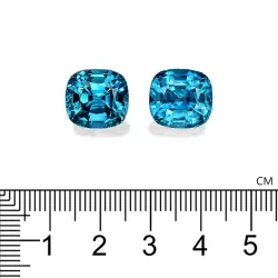 Zircon Bleu taille COUSSIN Bleu 33.41 carats