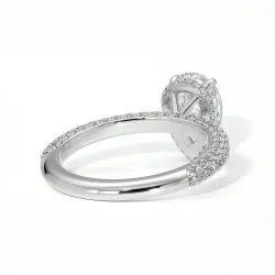 Verlovingsring Diamant Pamina II Peer Halo Verborgen | Celinni Parijs