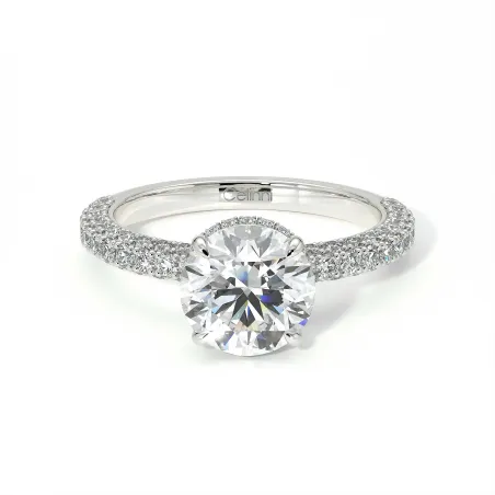 Bague de Fiançailles Pamina II Halo Caché