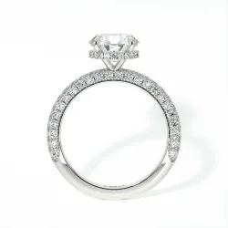 Verlovingsring Diamant Pamina II Verborgen Halo | Celinni Parijs