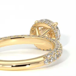 Verlovingsring Diamant Pamina II Verborgen Halo | Celinni Parijs