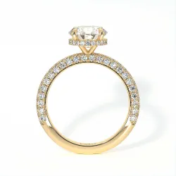 Bague de Fiançailles Diamant Pamina II Halo Caché | Celinni Paris